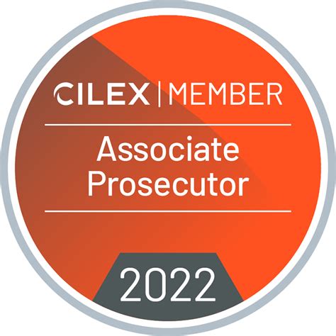 2022 Cilex Member Associate Prosecutor Credly