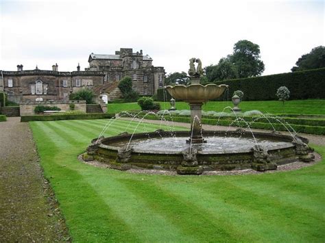 Fountain And Formal Garden © Antonia Geograph Britain And Ireland