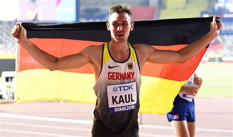Ich habe jetzt den ersten check nach sechs wochen gehabt. Surprise decathlon win for Niklas Kaul - AW