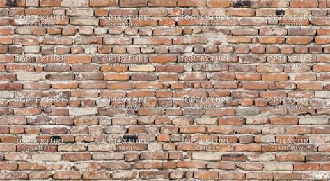 Old Clay Bricks Wall Top Texture