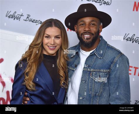 Allison Holker And Stephen Twitch Boss Arriving To The Netflix Premiere Of Velvet Buzzsaw At