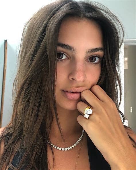 Emily ratajkowski just started the mismatched engagement ring trend. The Best Celebrity Engagement Rings of All Time | Vogue