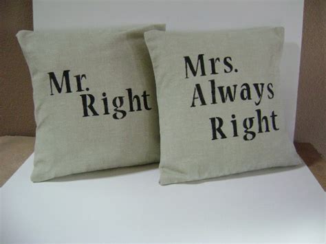 This set contains 2 mugs (mr & mrs). Mr. Always Mrs. Always Right Pillowcases | Home Design, Garden & Architecture Blog Magazine