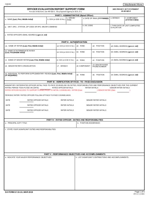 Da Form 67 10 1a Fillable Pdf Fill Out And Sign Online Dochub