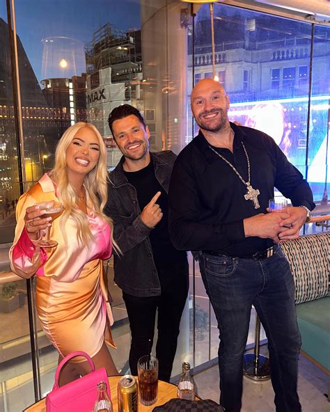 Tyson Fury Wife Paris And Brother Tommy Party With Mark Wright As Boxing Champ Dazzles In