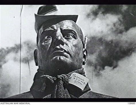 A Bust Of Benito Mussolini The Fascist Leader Of Italy Which Was