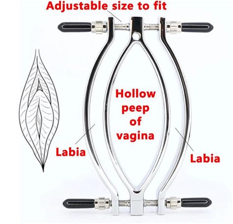 Adjustable Pussy Clamp Labia Spreader Bdsm Vagina Clamps Etsy