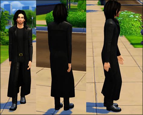 Male Oracle Coat Retextured At Sims 4 Male Clothes