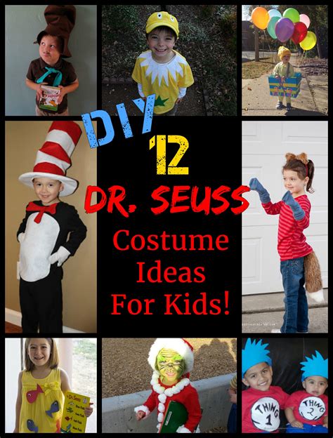 12 Diy Dr Seuss Costume Ideas For Kids Amazing Dr Seuss Costumes Kids