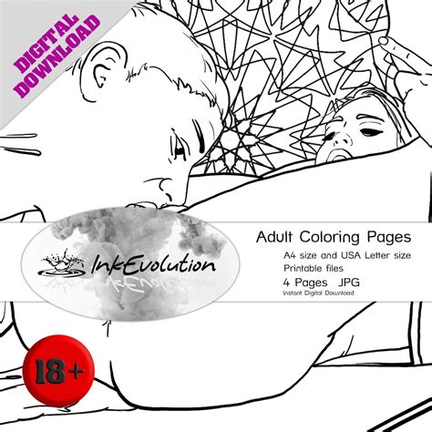 Adult Coloring Page Sex Coloring Page Naughty Coloring Page Etsy