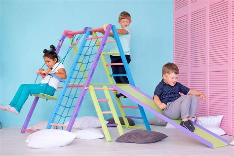 Jungle gym for kids small. EZPlay Jungle Gym: Kids Indoor Playground For All Seasons ...