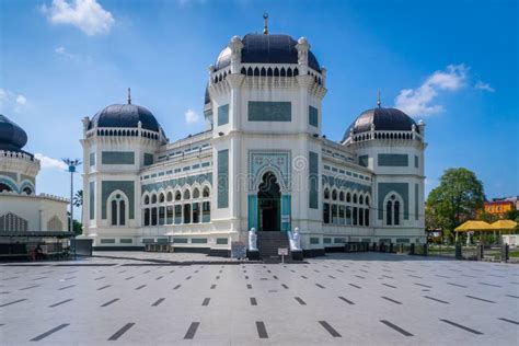 Great Mosque Of Medan North Sumatra Indonesia Editorial Stock Image