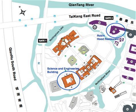 Trent University Campus Map
