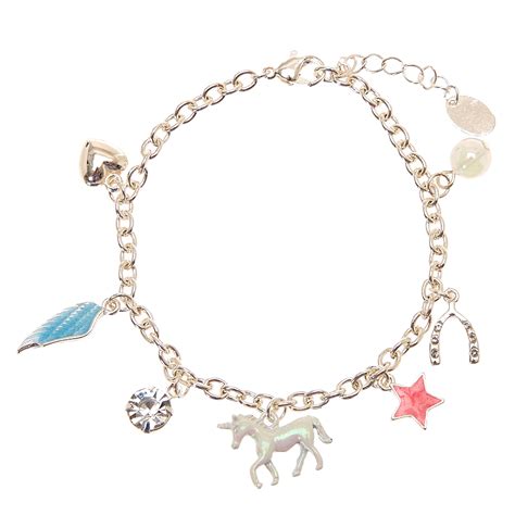Unicorn Dream Charm Bracelet Claires Us