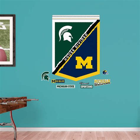 Msu U Of M House Divided Banner