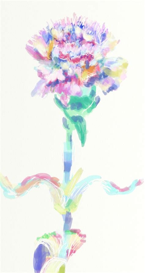 A Carnation Flower Digital Painting Artrage Wacom Ctl Flickr