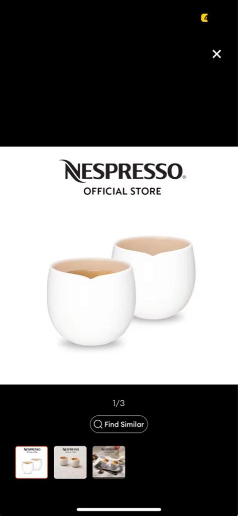 Nespresso Origin Lungo Cups Furniture Home Living Kitchenware