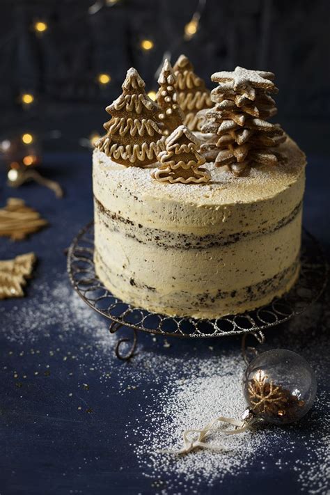 Christmas Gingerbread Cake With Brandy Butter Frosting The Kate Tin