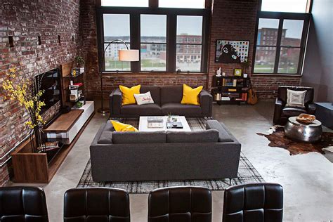 Dashing Urban Loft Uses Contrasting Textures To Create
