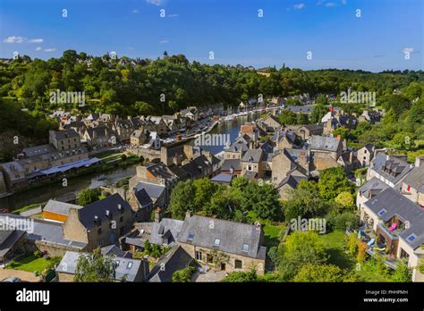 Village Dinan In Brittany France Stock Photo Alamy