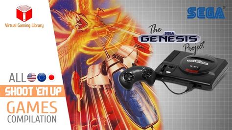 All Sega Genesis Mega Drive Shoot Em Up Games Compilation Every Game