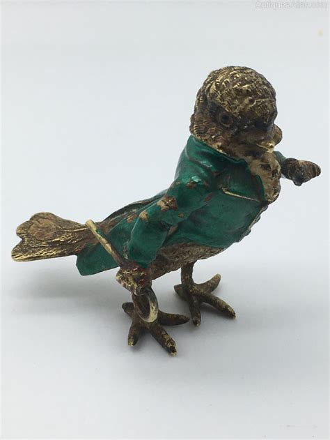 Antiques Atlas Austrian Cold Painted Bronze Chick C