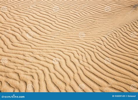 Lines In The Sand Of A Beach Stock Image Image Of Natural Coastline