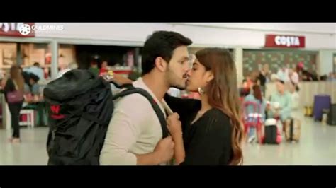 Nidhi Agarwal Kissing Akhil Akkenenivery Hot Romantic Scene Youtube
