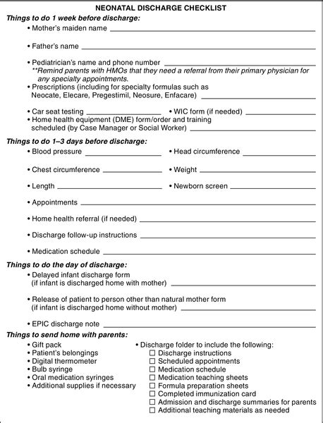 Snf Discharge Planning Checklist Cheat Sheet By Davidpol Download Images
