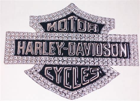 Harley Davidson Bling Full Color Window Or Wall 8 X 10 Decal Sticker