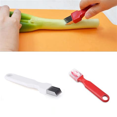 Kitchenware Vegetable Knives Magic Shredded Green Onion Knife Cutter
