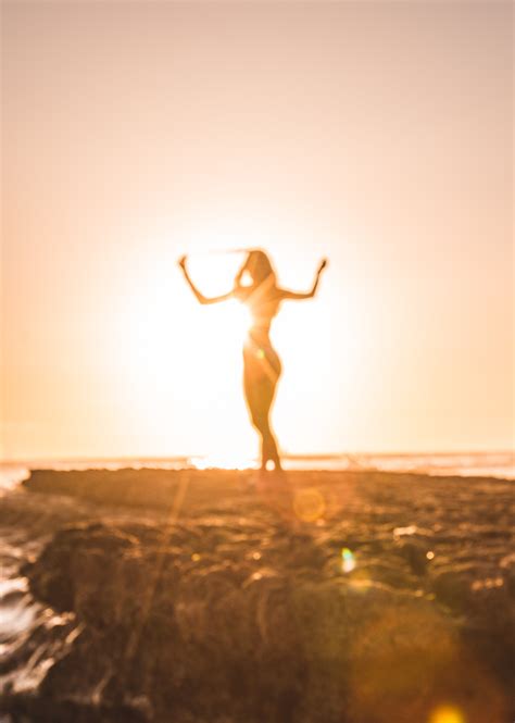 Free Images People In Nature Light Sunlight Backlighting Water Morning Horizon Standing