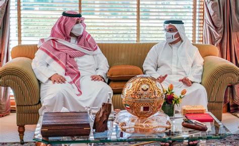 HRH The Crown Prince And Prime Minister Meets HRH Prince Turki Bin Mohammed