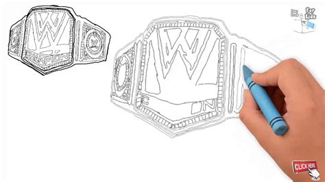 How To Draw Wwe Championship Belt Step By Step Ferisgraphics