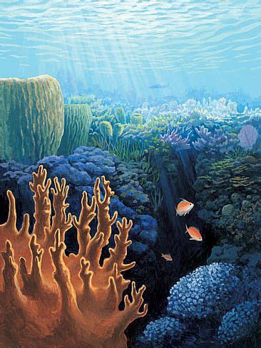 All products from coral reef painting category are shipped worldwide with no additional fees. Coral Reef - Painting Art by John Megahan