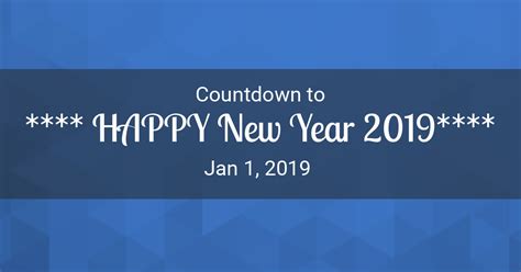 Our countdown clock with its continuously updated timer will help you see how many days, hours and. Countdown Timer - Countdown to New Year 2019 in New York