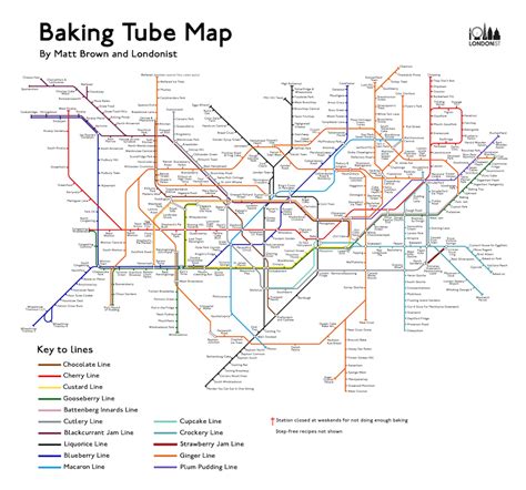 The Bakers Tube Map Londonist