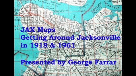 Jax Maps Getting Around Jacksonville In 1918 And 1961 Old Road Maps