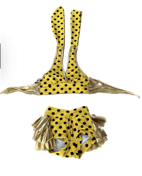 Yellow Polka Dot Bikini 2 Available