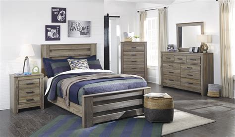Full bedroom sets for sale. Zelen Warm Gray Full Panel Bedroom Set | Cincinnati ...
