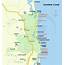 Sunshine Coast Map  Hinterland & Suburbs Queensland