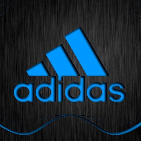 Adidas Blue Logo 1024 X 1024 Ipad Wallpaper