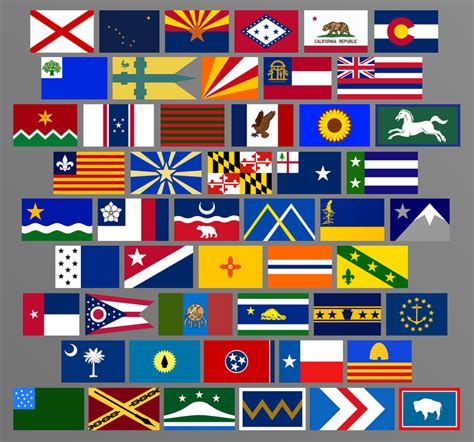 These Redesigns Of State Flags Are Pretty Cool Original Work From Ben