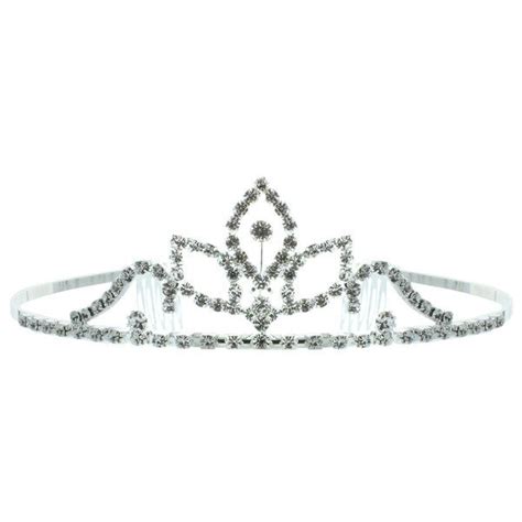 kate marie kenya rhinestones crown tiara headband in silver rhinestone crown rhinestone