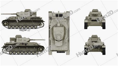 Panzer Iv Blueprint In Png Download Military Clip Art Images