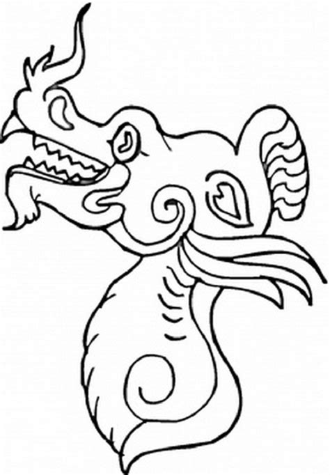 Dragon Face Coloring Page Coloring Home