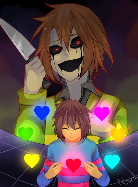 Undertale Frisk And Chara By Neah9 On Deviantart