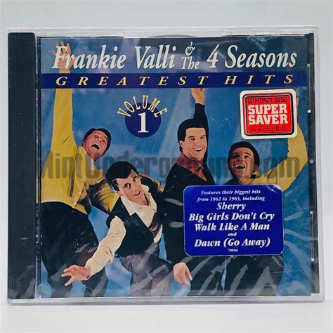 Frankie Valli And The 4 Seasons Greatest Hits Volume 1 Cd Mint