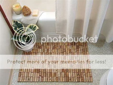 Bath Mat Out Of Wine Corks