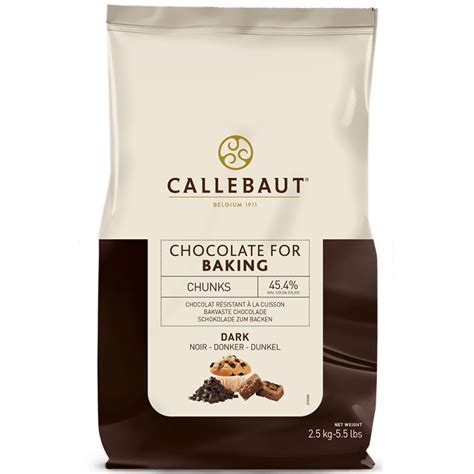 Callebaut Bake Stable Chocolate Dark Chunks L 25kg Callets